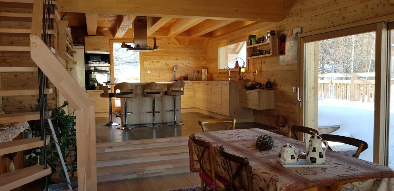 Chalet 19 Personnes Le Petit Mozart Les Orres Exterior foto