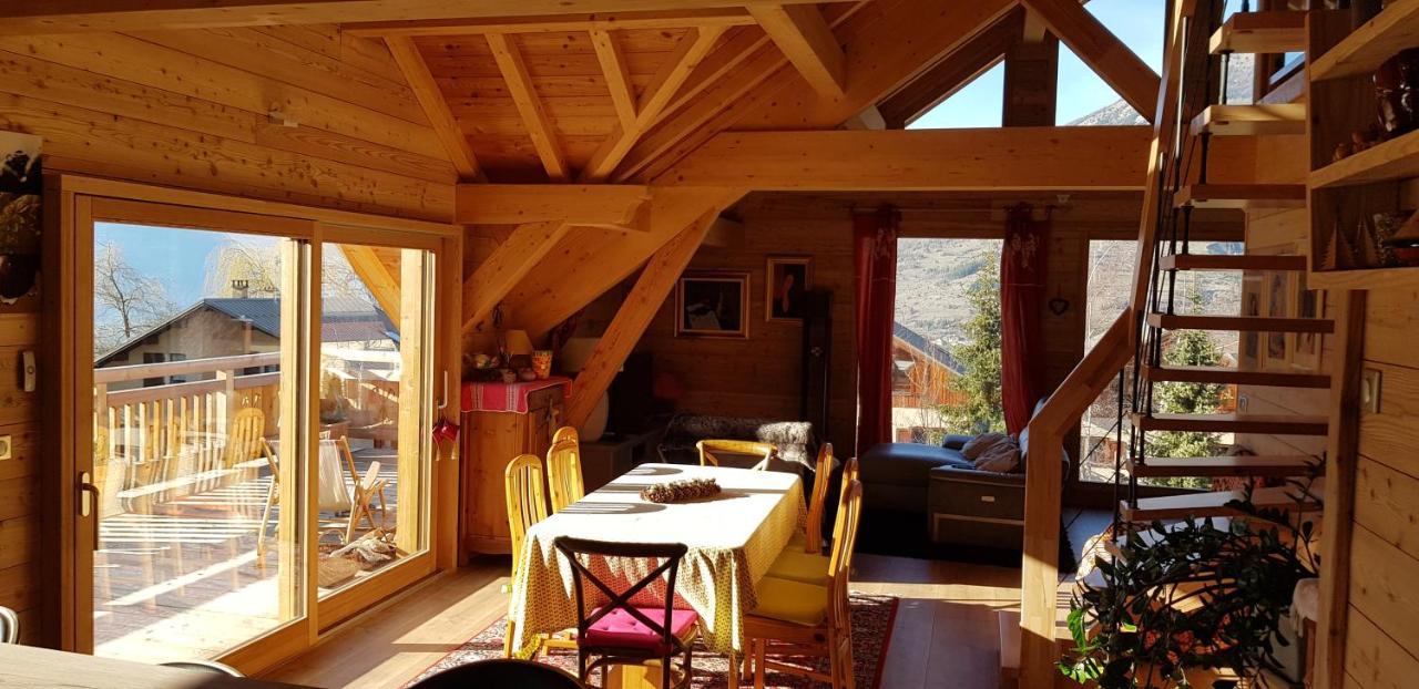 Chalet 19 Personnes Le Petit Mozart Les Orres Exterior foto